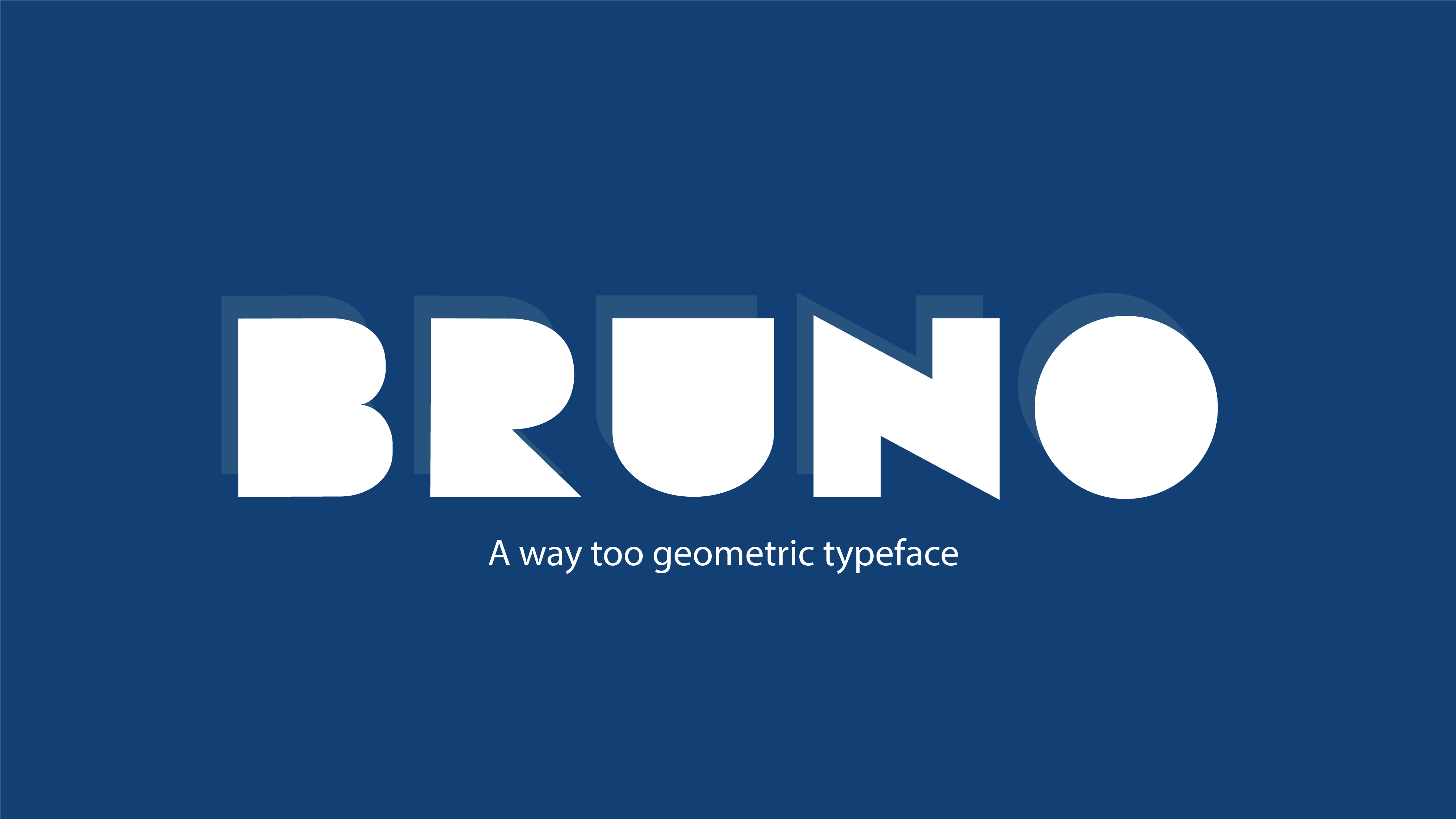 Bruno Typeface